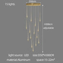 GobekUsa Gold-Plated Modern Chandeliers for Living Room, Staircase, Restaurant, Kitchen