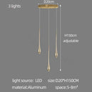 GobekUsa Gold-Plated LED Chandelier for Luxury Living Room and Restaurant