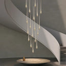GobekUsa Gold-Plated LED Chandelier for Luxury Living Room and Restaurant