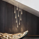GobekUsa Gold-Plated LED Chandelier for Luxury Living Room and Restaurant
