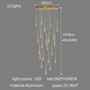 GobekUsa Gold-Plated LED Chandelier for Luxury Living Room and Restaurant