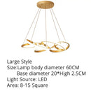 GobekUsa Gold Plated LED Pendant Lights for Dining Kitchen Bedroom Study Room Lighting