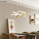 GobekUsa Gold Plated LED Pendant Lights for Dining Kitchen Bedroom Study Room Lighting