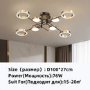 GobekUsa Gold Plated Luxury Chandelier with Remote Control Crystals for Elegant Living & Bedroom Decor
