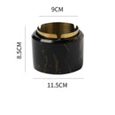 GobekUsa Gold Plated Marble Texture Ashtray - Smoking Accessories Weed Tray