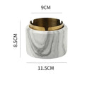 GobekUsa Gold Plated Marble Texture Ashtray - Smoking Accessories Weed Tray