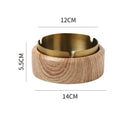 GobekUsa Gold Plated Marble Texture Ashtray - Smoking Accessories Weed Tray