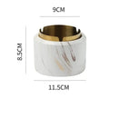 GobekUsa Gold Plated Marble Texture Ashtray - Smoking Accessories Weed Tray