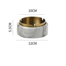 GobekUsa Gold Plated Marble Texture Ashtray - Smoking Accessories Weed Tray