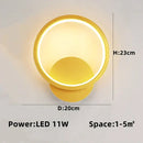 GobekUsa Gold Plated Luxury LED Wall Lamp for Bedroom & Living Room