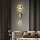 GobekUsa Gold Plated Luxury LED Wall Lamp for Bedroom & Living Room