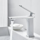 GobekUsa Brass Basin Faucet: Single Handle Mixer Taps, Deck Mounted Bathroom Sink Faucets