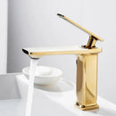 GobekUsa Brass Basin Faucet: Single Handle Mixer Taps, Deck Mounted Bathroom Sink Faucets