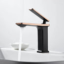 GobekUsa Brass Basin Faucet: Single Handle Mixer Taps, Deck Mounted Bathroom Sink Faucets