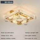 GobekUsa Crystal Ceiling Chandelier Dimmable LED Lights for Luxury Foyers and Bedrooms
