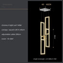 GobekUsa Crystal LED Pendant Light Luxury Stairs Lustre Modern Lighting Fixture