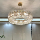 GobekUsa Crystal Pendant Chandelier Modern Luxury Dimmable Island Light Minimalist Home Decor