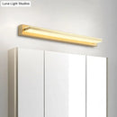 GobekUsa Modern LED Vanity Lighting with Yellow Acrylic Shade - Rectangular Wall Mount Light for Bedroom - 10"/16" Width