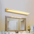 GobekUsa Modern LED Vanity Lighting with Yellow Acrylic Shade - Rectangular Wall Mount Light for Bedroom - 10"/16" Width