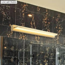 GobekUsa Modern LED Vanity Lighting with Yellow Acrylic Shade - Rectangular Wall Mount Light for Bedroom - 10"/16" Width