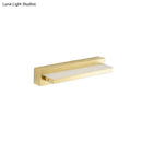 GobekUsa Modern LED Vanity Lighting with Yellow Acrylic Shade - Rectangular Wall Mount Light for Bedroom - 10"/16" Width