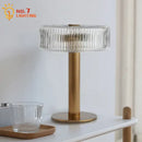 GobekUsa Glass Table Lamp LED G4 Luxury Minimalist Modern Light Fixtures for Home Decor