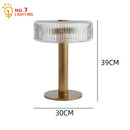 GobekUsa Glass Table Lamp LED G4 Luxury Minimalist Modern Light Fixtures for Home Decor
