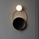 GobekUsa Glass Ball G4 Round Ring Wall Lamp - Nordic Sconces for Modern Indoor Lighting
