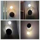 GobekUsa Glass Ball G4 Round Ring Wall Lamp - Nordic Sconces for Modern Indoor Lighting