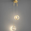 GobekUsa Gold Ring LED Pendant Light for Luxury Ceiling Decor