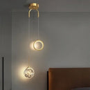 GobekUsa Gold Ring LED Pendant Light for Luxury Ceiling Decor