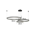 GobekUsa Gold Ring Pendant Lights Circle Acrylic LED Ceiling Lamp