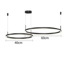 GobekUsa Gold Ring Pendant Lights Circle Acrylic LED Ceiling Lamp