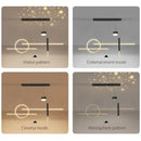 GobekUsa Black Nordic Style LED Pendant Lights for Living Room Dining Room Lighting