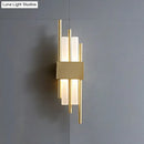 GobekUsa Modern Rod Wall Light with LED Acrylic Sconce for Stairways.