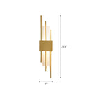 GobekUsa Modern Rod Wall Light with LED Acrylic Sconce for Stairways.