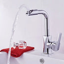 GobekUsa Brass Basin Faucet Swivel Spout Vanity Sink Mixer - Gold/Rose Gold/Chrome