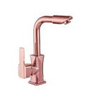 GobekUsa Brass Basin Faucet Swivel Spout Vanity Sink Mixer - Gold/Rose Gold/Chrome