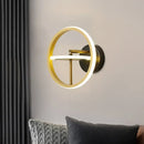 GobekUsa Rotatable Wall Light Kit: Modern Aluminum Gold LED Sconce Fixture in Warm/White Light
