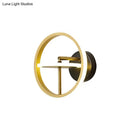 GobekUsa Rotatable Wall Light Kit: Modern Aluminum Gold LED Sconce Fixture in Warm/White Light