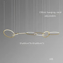 GobekUsa Gold Round Ceiling Chandelier - Elegant Dining Room Hanging Lamp