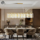 GobekUsa Gold Round Crystal Branches Chandelier