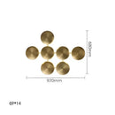 GobekUsa Gold Round LED Wall Lamps for Luxury Home Decor