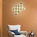 GobekUsa Gold Round LED Wall Lamps for Luxury Home Decor