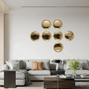 GobekUsa Gold Round LED Wall Lamps for Luxury Home Decor