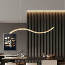GobekUsa Crystal LED Pendant: Modern Minimalist Chandelier for Home Dining Living Room Decor