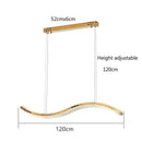 GobekUsa Crystal LED Pendant: Modern Minimalist Chandelier for Home Dining Living Room Decor
