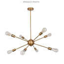 GobekUsa Gold Satellite Pendant LED Ceiling Lamp for Modern Living Room & Kitchen Decor