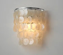 GobekUsa Gold Shell Chandelier Lanterns for Living Room, Restaurant, and Bedroom