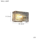 GobekUsa Amber Glass Table Lamp: Nordic Minimalist LED Nightstand Decor